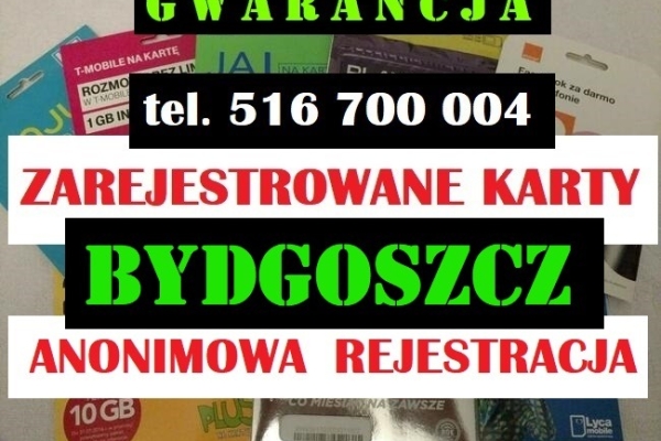 Ogłoszenie - Sprawne karty SIM zarejestrowane i rejestracja online polski starter esim Bydgoszcz czeskie SIM prepaid. Zdjęcie 1