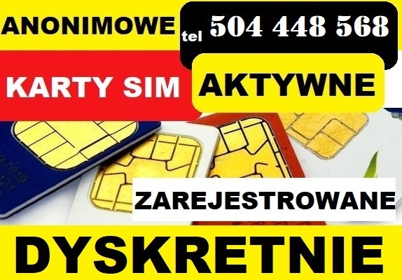Ogłoszenie - Szczecin zarejestrowane karty sim startery telefoniczne zdalna rejestracja kart sim online prepaid. Zdjęcie 1