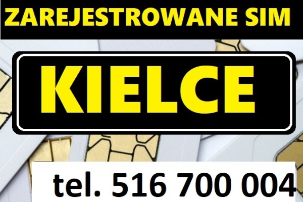 Ogłoszenie - Zarejestrowana karta SIM do telefonu telefoniczna prepaid esim polska karta Sim czeska Kielce. Zdjęcie 1