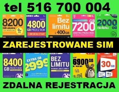 Ogłoszenie - ZAREJESTROWANE KARTY SIM Radom wirtualna rejestracja kart telefonicznych prepaid. Zdjęcie 1