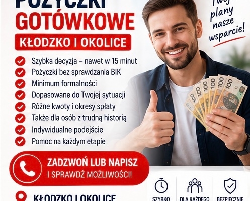 Ogłoszenie - Pożyczki gotówkowe. Zdjęcie 1