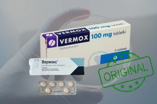 Ogłoszenie - Vermox, Wermoks, Mebendazol 100 mg. owsiki odrobaczanie. Zdjęcie 1