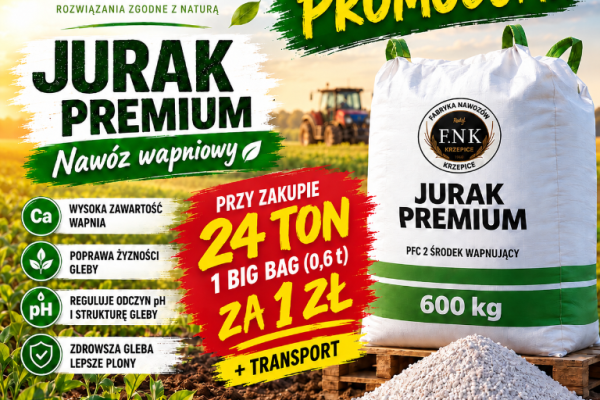Ogłoszenie - Wapno granulowane bez magnezu Jurak Premium. Zdjęcie 1