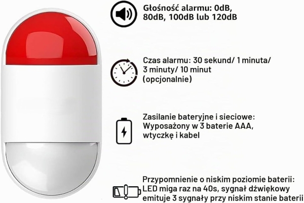 Ogłoszenie - ⭐⭐⭐Montaż Alarmu Dźwiękowego Zewnętcznego z Świetlną Lampą Błyskową,Mocy 120db. Zdjęcie 7