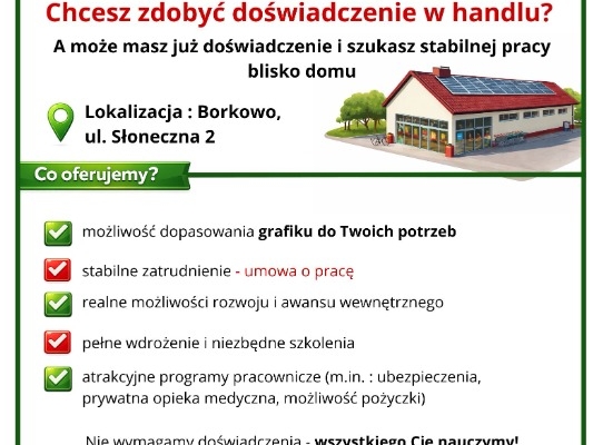 Ogłoszenie - Praca w Markecie Dino. Zdjęcie 1