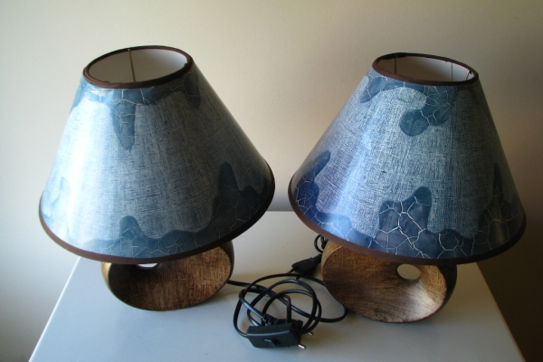 Ogłoszenie - Stołowa lampka nocna 2 szt - lampa do sypialni, na stolik lub komodę. Zdjęcie 2