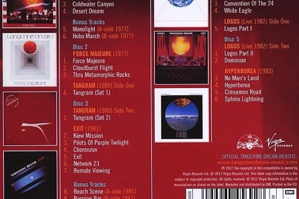 Ogłoszenie - ⭐⭐⭐Polecam Znakomity Zestaw 5XCD Konfitura- Muzyki Elektronicznej Zespół Tengerime Dream. Zdjęcie 2