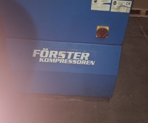 Ogłoszenie - Kompresor śrubowy FÖRSTER 15 kW – 10 bar. Zdjęcie 1