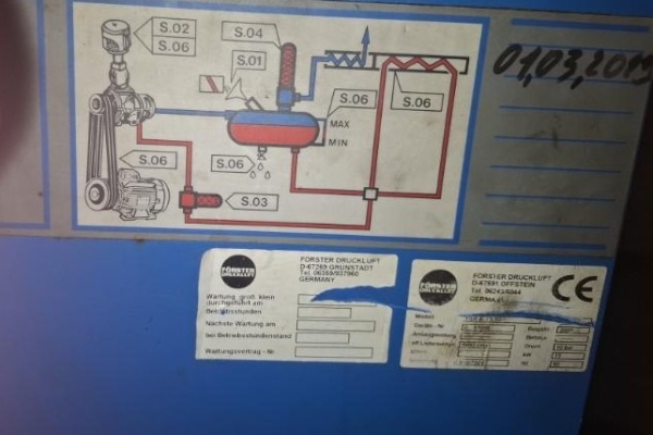 Ogłoszenie - Kompresor śrubowy FÖRSTER 15 kW – 10 bar. Zdjęcie 5