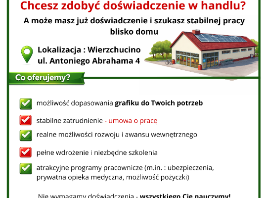 Ogłoszenie - Praca w Markecie Dino. Zdjęcie 1