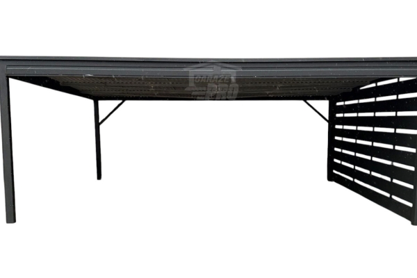 Ogłoszenie - Carport - wiata samochodowa 6x5 m - dodatkowa zabudowa - antracyt - dach spad w tył GP735. Zdjęcie 1