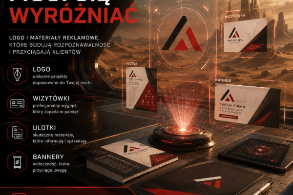 Ogłoszenie - Logo i materiały reklamowe dla Twojej firmy. Zdjęcie 1