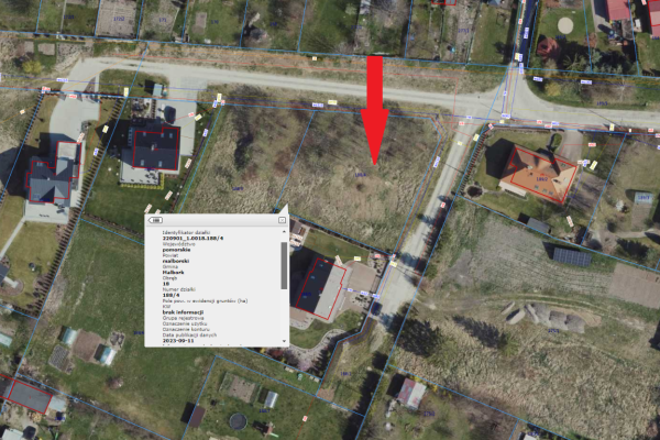 Ogłoszenie - Działka budowlana nr 188/4 obręb 18 Malbork ul. Urocza pow. 1227 m2. Zdjęcie 2