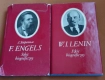 Ogłoszenie - Engels szkic biograficzny-J. Stiepanowa.W.I.Lenin-Szkic biograficzny. - 60,00 zł
