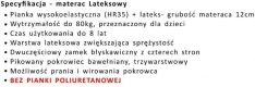 Ogłoszenie - Materac Lateksowy 180x80 antyalergiczny dla dziecka GRUBY!! -gn - 680,00 zł