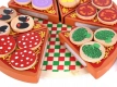 Ogłoszenie - Drewniana Pizza do Krojenia na Rzep Akcesoria Nóż Zabawka - 58,00 zł