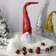 Ogłoszenie - SKRZAT krasnal świąteczny z cekinową czapką MEGA DUŻY 40cm Czerwony - 25,98 zł