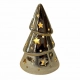 Ogłoszenie - Ozdoba na Boże Narodzenie figurka porcelanowa choinka na tealight złota 10x7x15 cm - 27,70 zł