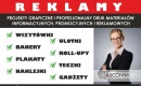 Ogłoszenie - Ulotki wizytówki banery reklamowe grafika projekty i druk - 70,00 zł