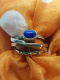 Ogłoszenie - Przepiękny pierścionek handmade z kamieniem lapis lazuri - 190,00 zł