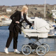 Ogłoszenie - EmmalJunga Mondial De Luxe - Classic White Leatherette Pram Package - Warszawa - 4 155,00 zł