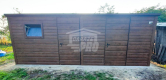 Ogłoszenie - Domek ogrodowy - schowek 6x3 2x drzwi + okno ciemny orzech Dach spad w tył Drewnopodobny GP219 - Mysłowice - 6 890,00 zł