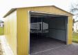 Ogłoszenie - Garaż Blaszany 4x6 - Brama uchylna żółty - jasny brąz - dach dwuspadowy BL112 - Tczew - 7 350,00 zł