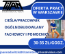 Ogłoszenie - CIEŚLA/PRACOWNIK OGÓLNOBUDOWLANY FACHOWCY I POMOCNICY WARSZAWA PILNE! - Opole