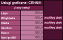 Ogłoszenie - Projektowanie grafik - LOGO, Ulotka, Wizytówka, Baner, Voucher, Cennik - Śródmieście - 150,00 zł