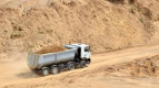 Ogłoszenie - Transport materiałów budowlanych sypkich - piasek, żwir, ziemia - samochodami 18 do 28 ton - Ozorków