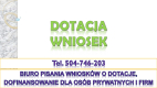 Ogłoszenie - Napisanie wniosku dofinansowanie samochodu elektrycznego, t. 504-746-203, mój elektryk, dopłaty, wniosek o dotacje, cena - Wrocław