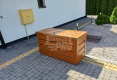 Ogłoszenie - Skrzynia ogrodowa metalowa kufer 150x60x70cm  złoty dąb GP348 - Wieliczka - 1 850,00 zł