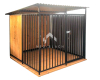 Ogłoszenie - Kojec dla psów 2x2m - Drewniana podłoga - ściany zabudowane drewnem NB173 - Pabianice - 2 490,00 zł