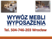 Ogłoszenie - Likwidacja mieszkań cennik, tel 504-746-203, Wrocław, likwidacja piwnicy. Opróżnianie, likwidacja mieszkań - Wrocław