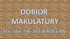 Ogłoszenie - Odbiór kartonu ze sklepu, restauracji, firmy, Wrocław, tel. 504-746-203. Przyjazd po karton we Wrocławiu, makulatura. - Wrocław