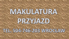 Ogłoszenie - Odbiór kartonu ze sklepu, restauracji, firmy, Wrocław, tel. 504-746-203. Przyjazd po karton we Wrocławiu, makulatura. - Wrocław