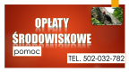 Ogłoszenie - Szkolenie Opłaty za korzystanie ze środowiska, obliczanie, cennik, tel. 504-746-203, ochrona środowiska - Wrocław