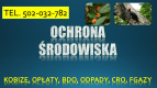 Ogłoszenie - Obsługa firmy z ochrony środowiska, tel. 504-746-203. Szkolenie indywidualne, pomoc, obowiązki w firmie - Wrocław