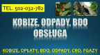 Ogłoszenie - Obsługa firmy z ochrony środowiska, tel. 504-746-203. Szkolenie indywidualne, pomoc, obowiązki w firmie - Wrocław