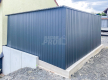 Ogłoszenie - Garaż blaszany 4x5m Brama dwuskrzydłowa - antracyt - dach spad w tył  GP423 - Iława - 5 200,00 zł