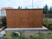 Ogłoszenie - Schowek - Domek Ogrodowy 4x3m Drzwi - okno - jasny orzech - drewnopodobny - dach spad w tył  TS762 - Piła - 5 400,00 zł