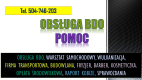 Ogłoszenie - Sprawozdanie BDO dla warsztatu samochodowego i wulkanizacji. Raport za odpady  Usługa, cena. - Dolnośląskie