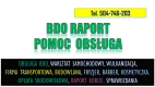 Ogłoszenie - Raport BDO dla gabinetu weterynaryjnego, tel. 504-746-203, sprawozdanie, pomoc.  Sprawozdanie o wytworzonych odpadach.