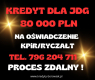 Ogłoszenie - ❗NOWOŚĆ❗ Kredyt dla FIRM 80 000 PLN na 60 mies. DUŻA PRZYZNAWALNOŚĆ - Głuchołazy