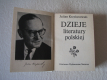 Ogłoszenie - Dzieje Literatury polskiej, Julian Krzyżanowski PWN - Kraków - 22,00 zł