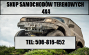 Ogłoszenie - SKUP SAMOCHODÓW TERENOWYCH 4X4 TERENOWE TERENOWY OFFROAD SUV 4X4 AUTO AUTA AUT SKUP ODKUP GOTÓWKA - Bielsko-Biała