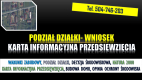 Ogłoszenie - Podział działki a cena karty informacyjnej przedsięwzięcia i decyzja środowiskowa. - Wrocław