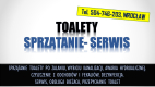 Ogłoszenie - Toalety serwis i dezynfekcja, tel 504-746-203, Wrocław, sprzątanie z fekaliów. - Wrocław