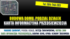 Ogłoszenie - Podział działki a cena karty informacyjnej przedsięwzięcia i decyzja środowiskowa. - Wrocław