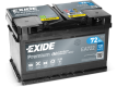 Ogłoszenie - Akumulator 72Ah 720A Exide Premium  EA722 PRAWY PLUS - Konin - 379,00 zł